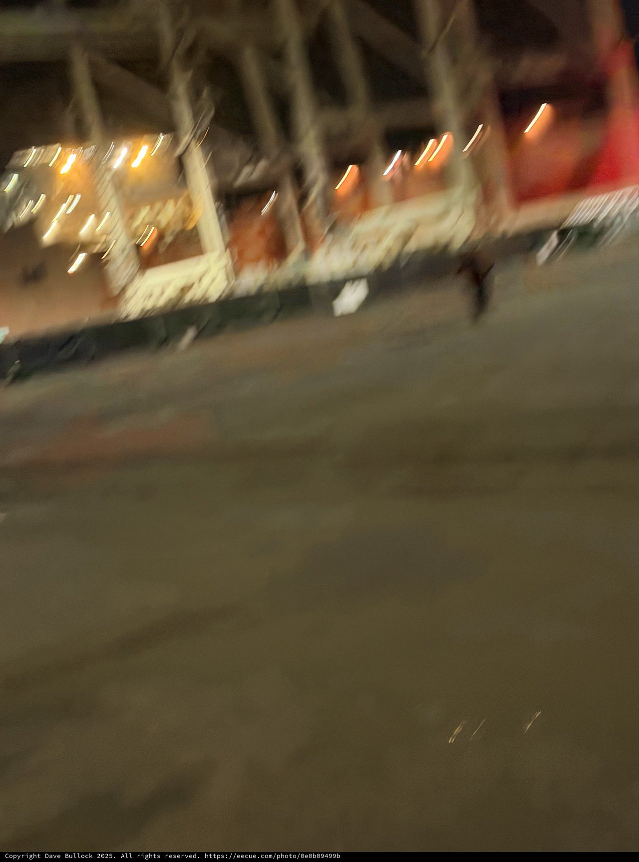 Motion Blur at Electronic Music Performance
