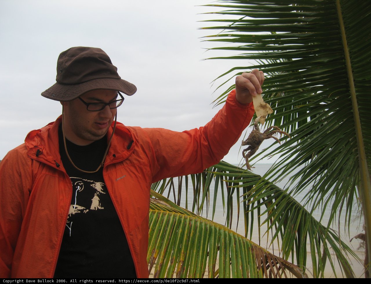 Dave B with a Dead Bird