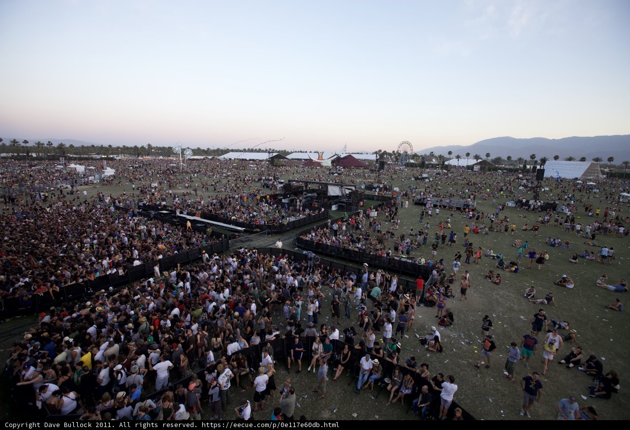 Coachella Music Festival 2011 Concert Crowd
