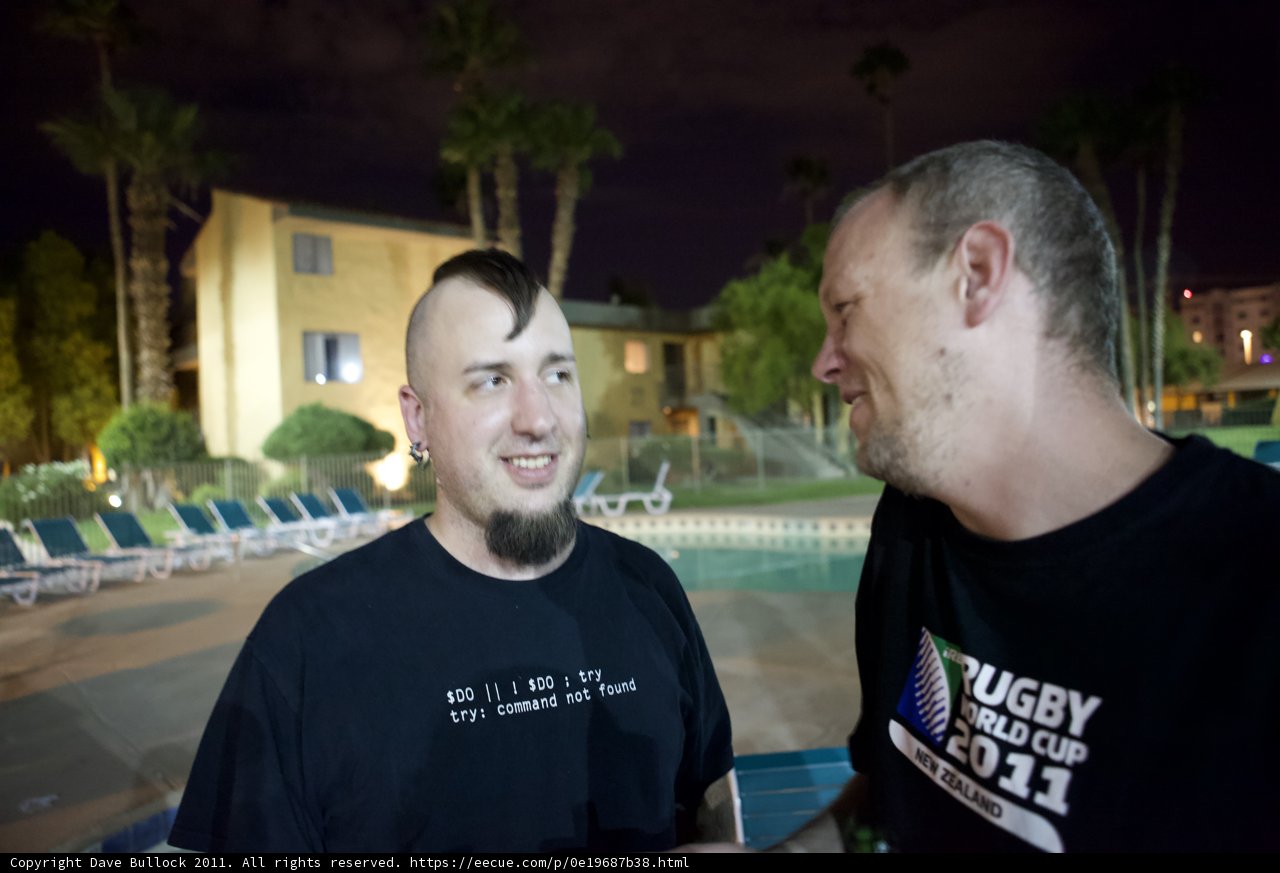 Late Night Chat at the Resort