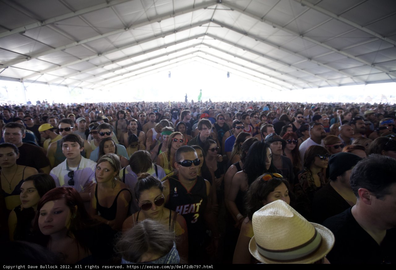 A Sea of Hats and Sunglasses