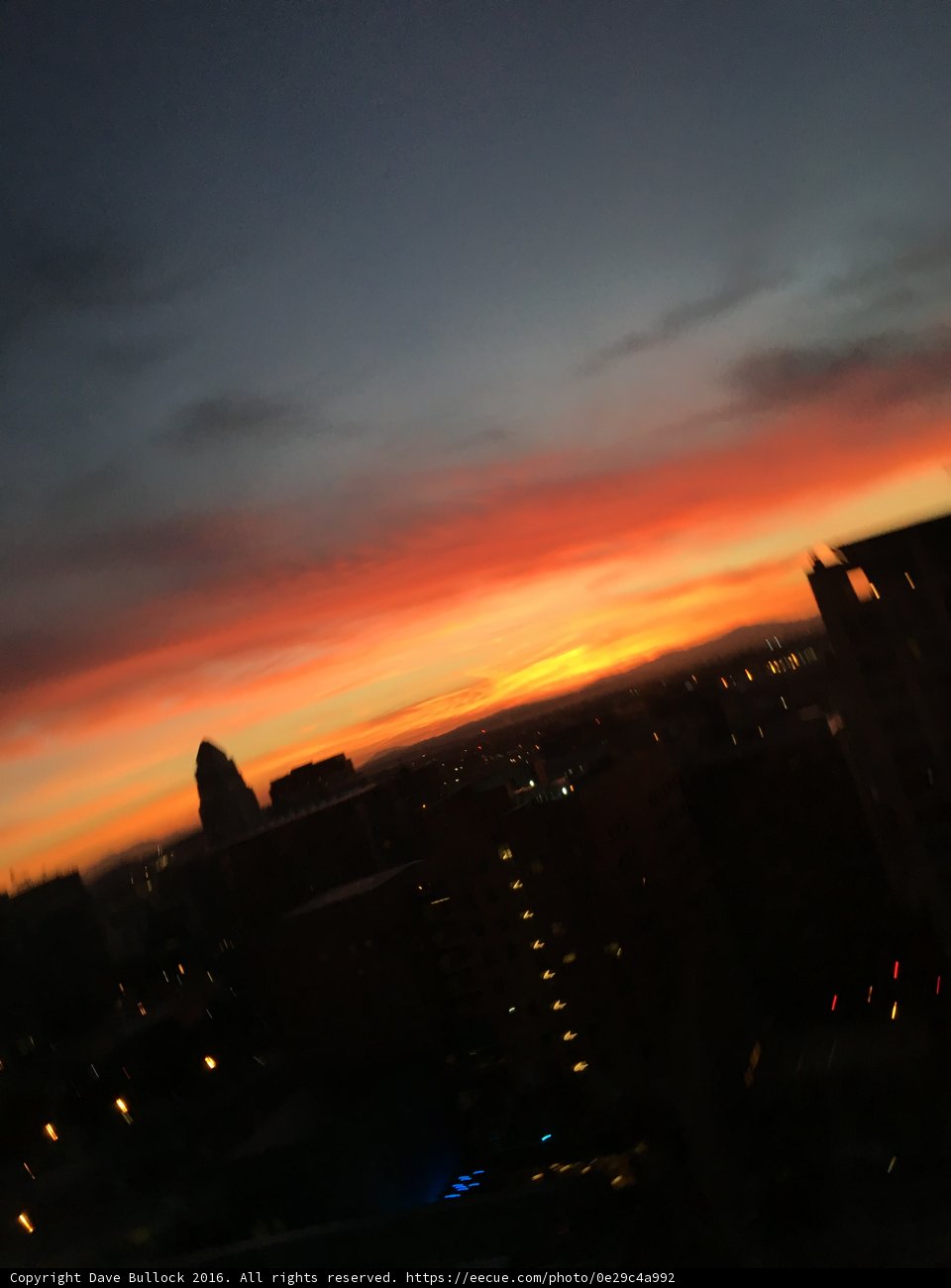 Sunsets over the Metropolis