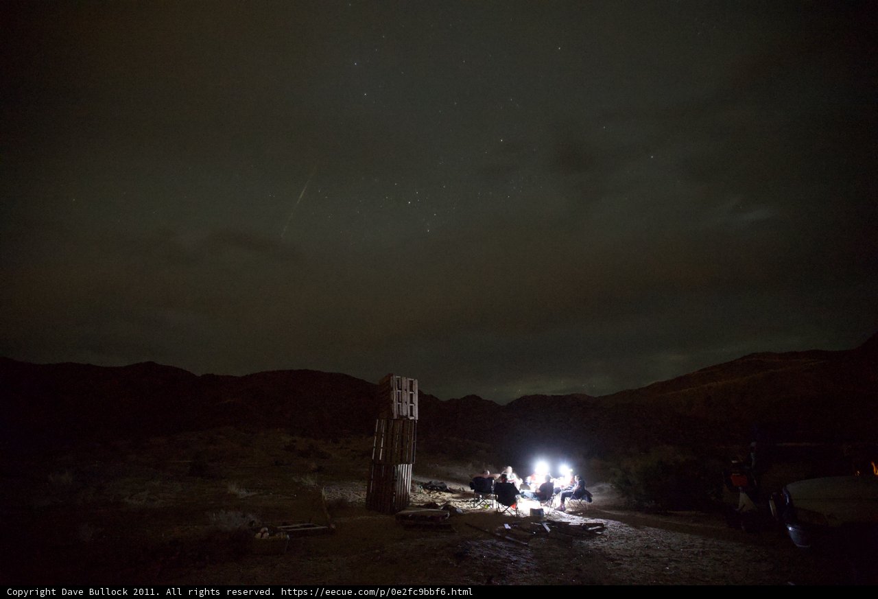 Night Gathering Under the Mountain Flame