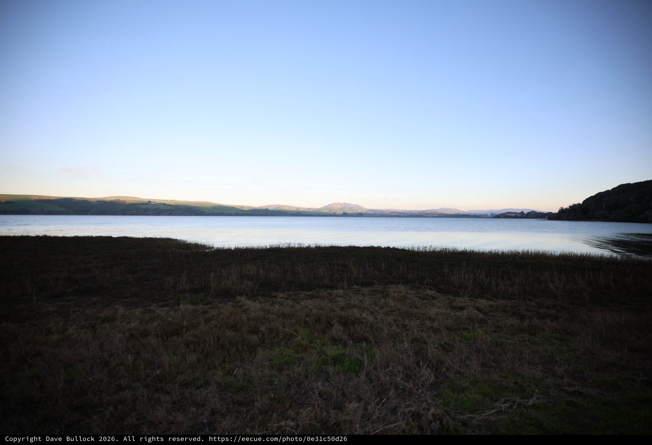 Tranquil Dusk at Drakes Beach Estuary