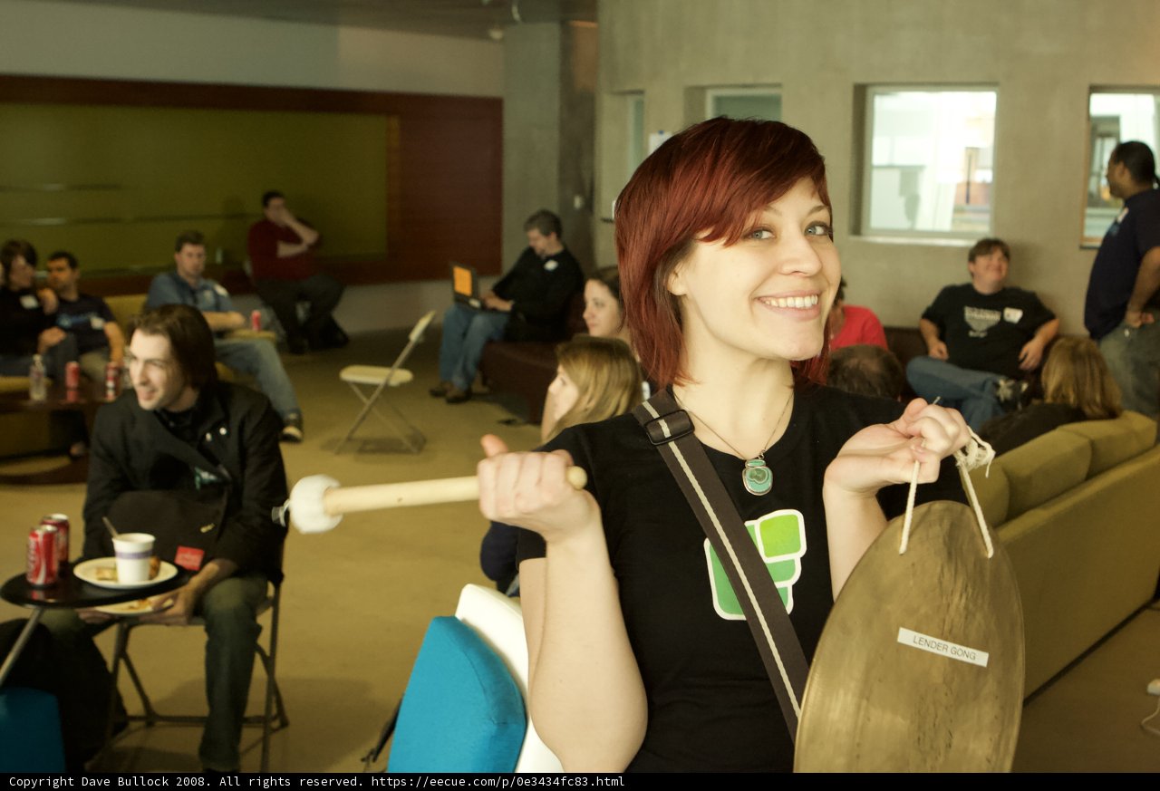 Woman Ready to Strike