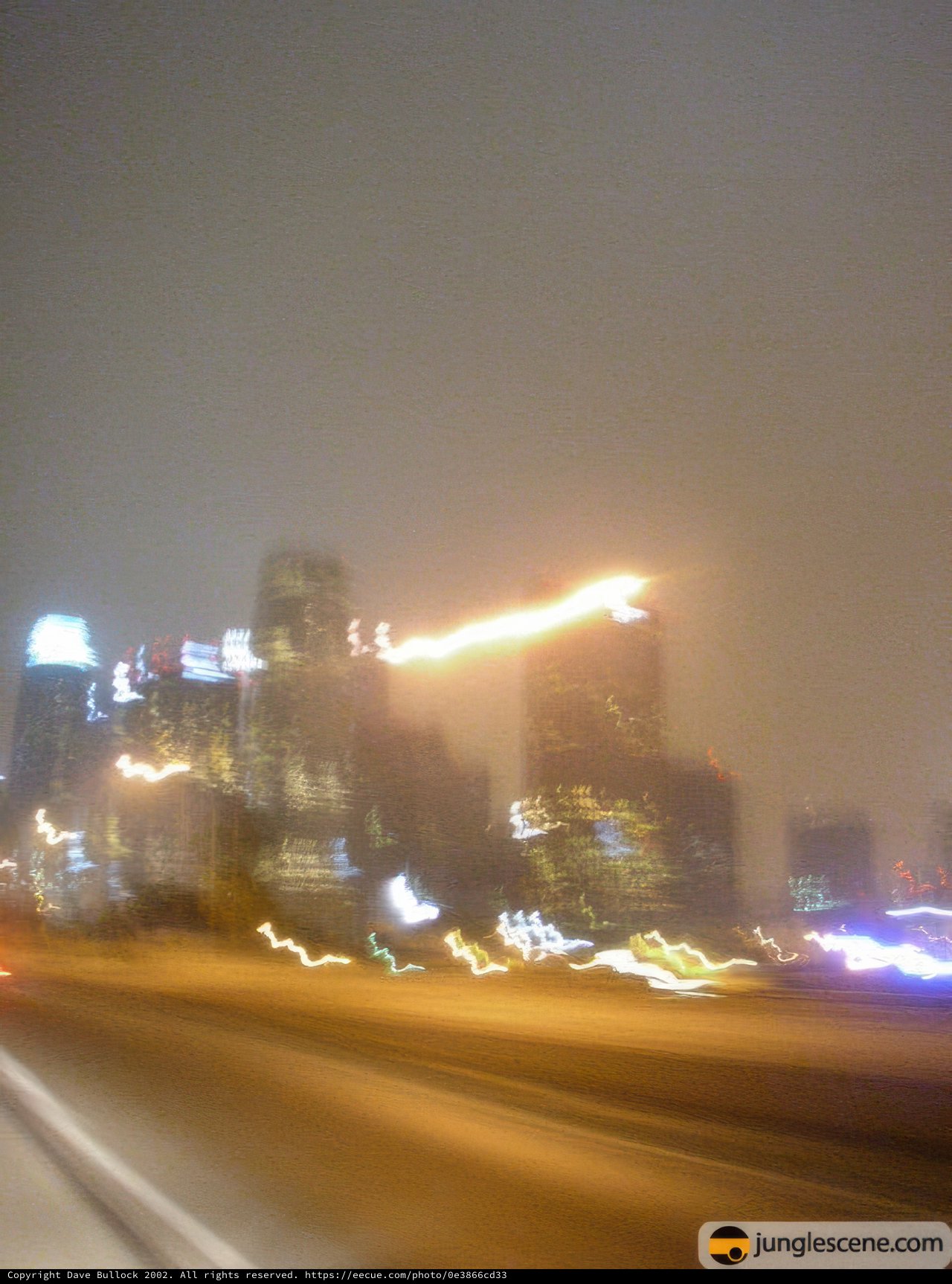 City Lights in the Urban Metropolis