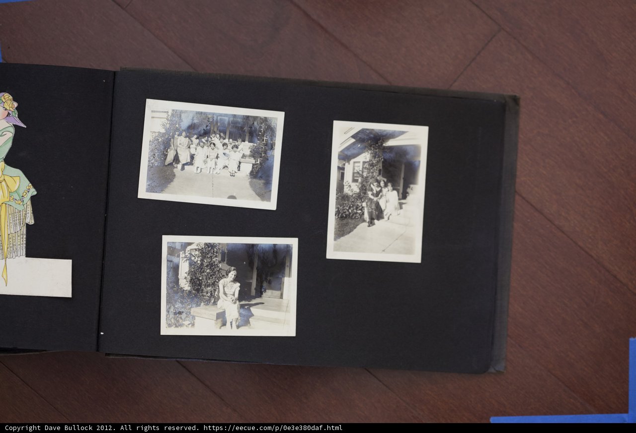 Bullock Curtis Family Photos Album featuring Zena Dare