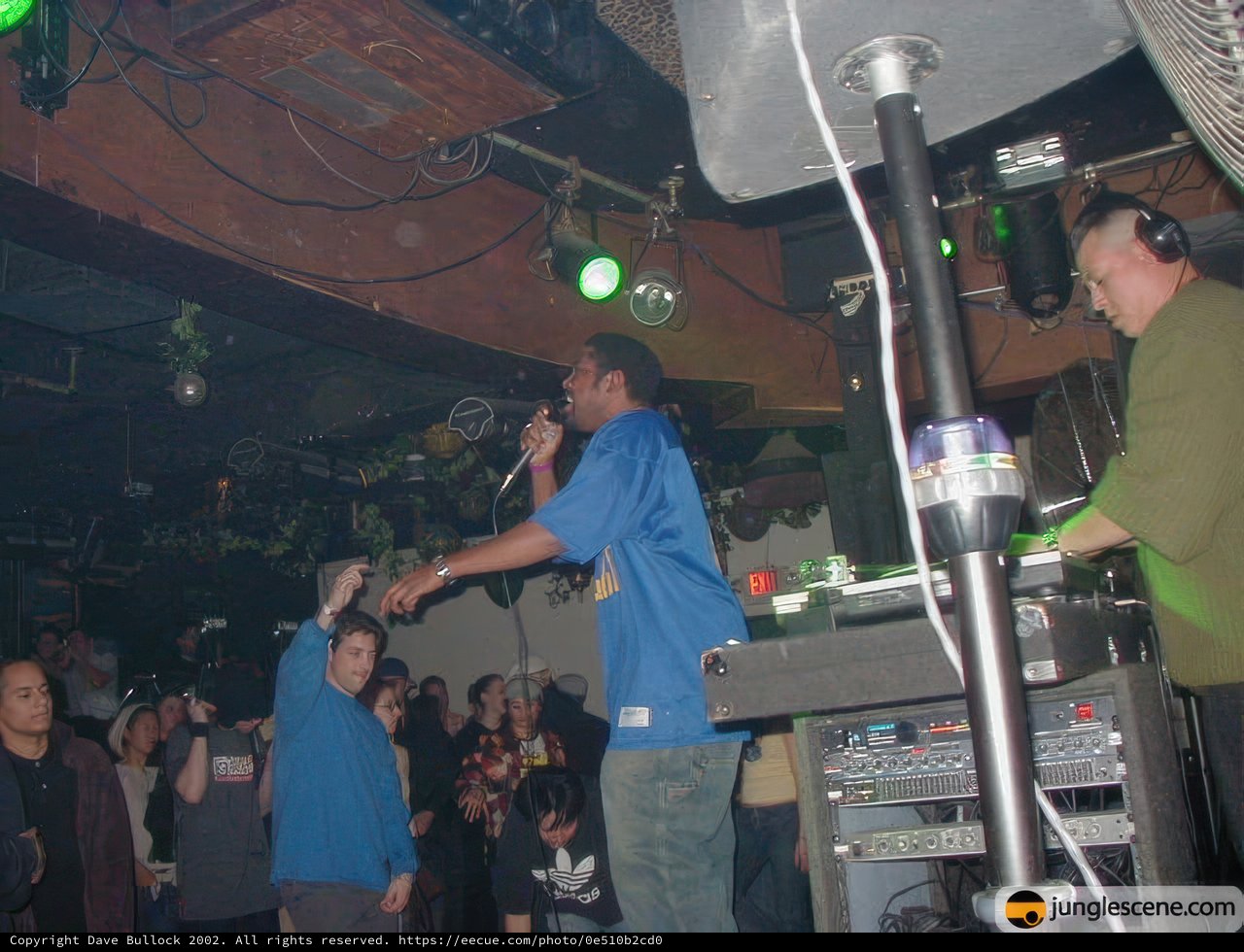 Nightclub Singer Entertains Crowd