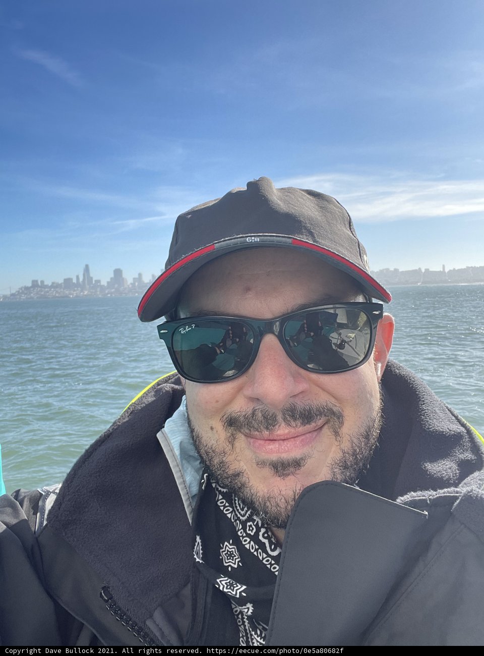 Dave B cruising in San Francisco Bay 