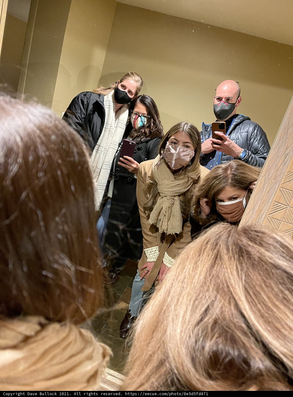 Face Masked Fun in Santa Fe Bathroom