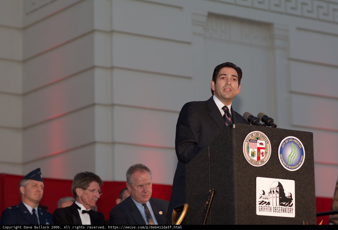 Keynote Speaker Addressing Press Conference