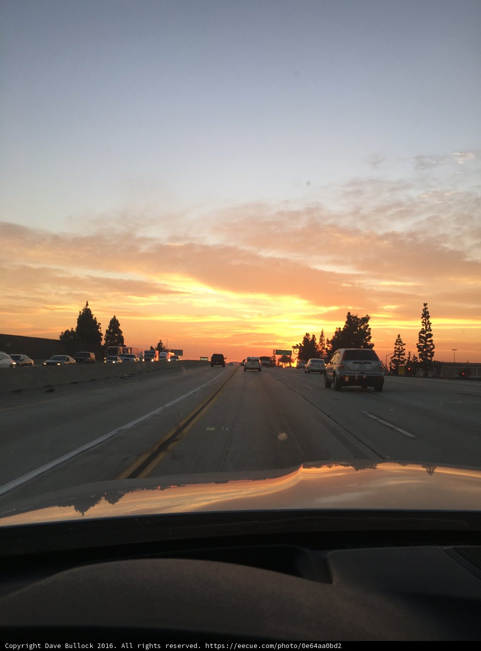 Sunset Drive on the Freeway