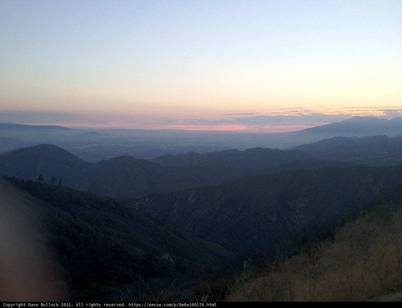 Majestic Mountain Range at Sunset