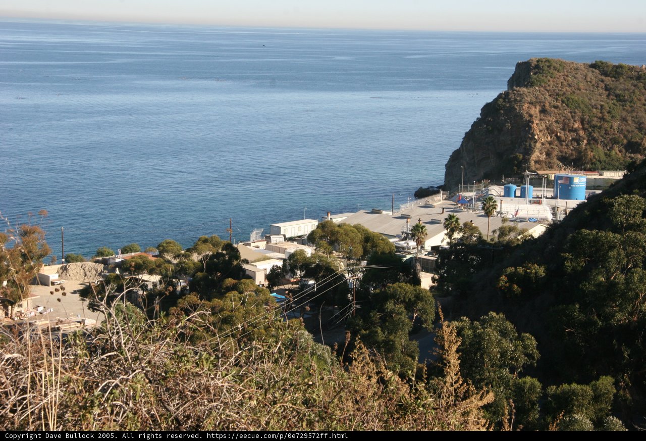 Coastal town panorama