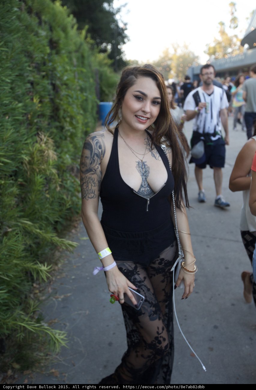 Tattooed Festival Goer