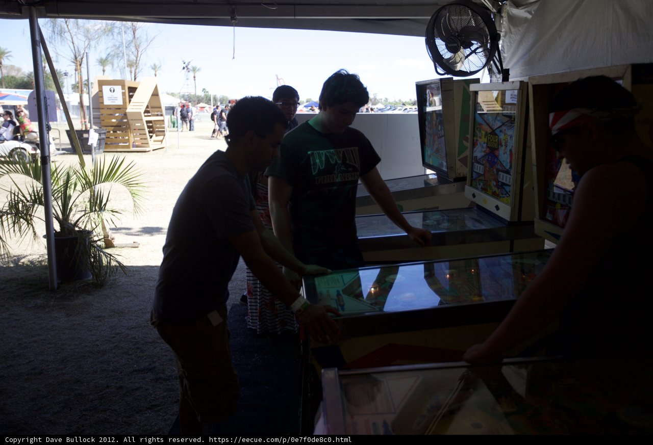 Pinball Fun at Coachella Festival