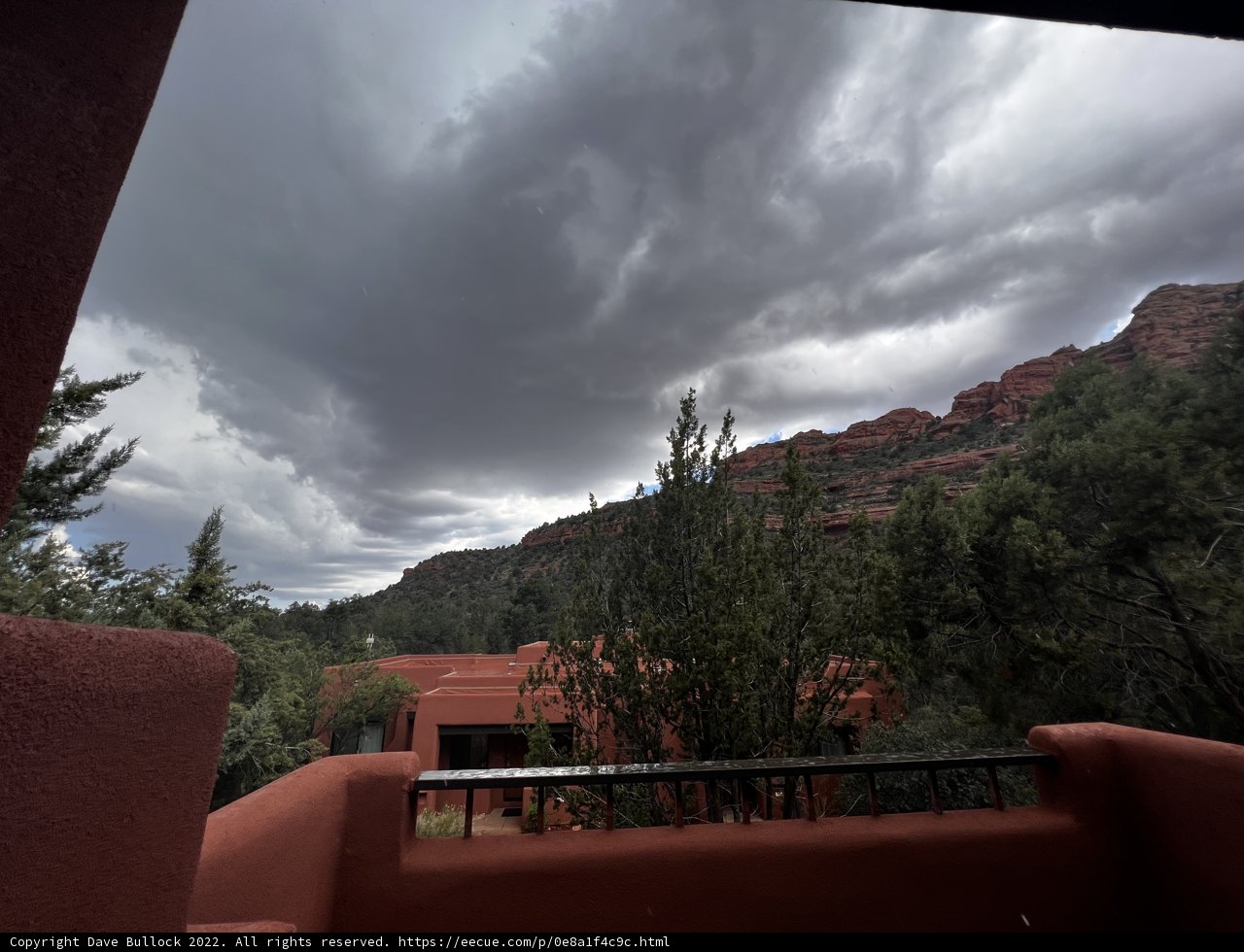 Mountain View from Balcony