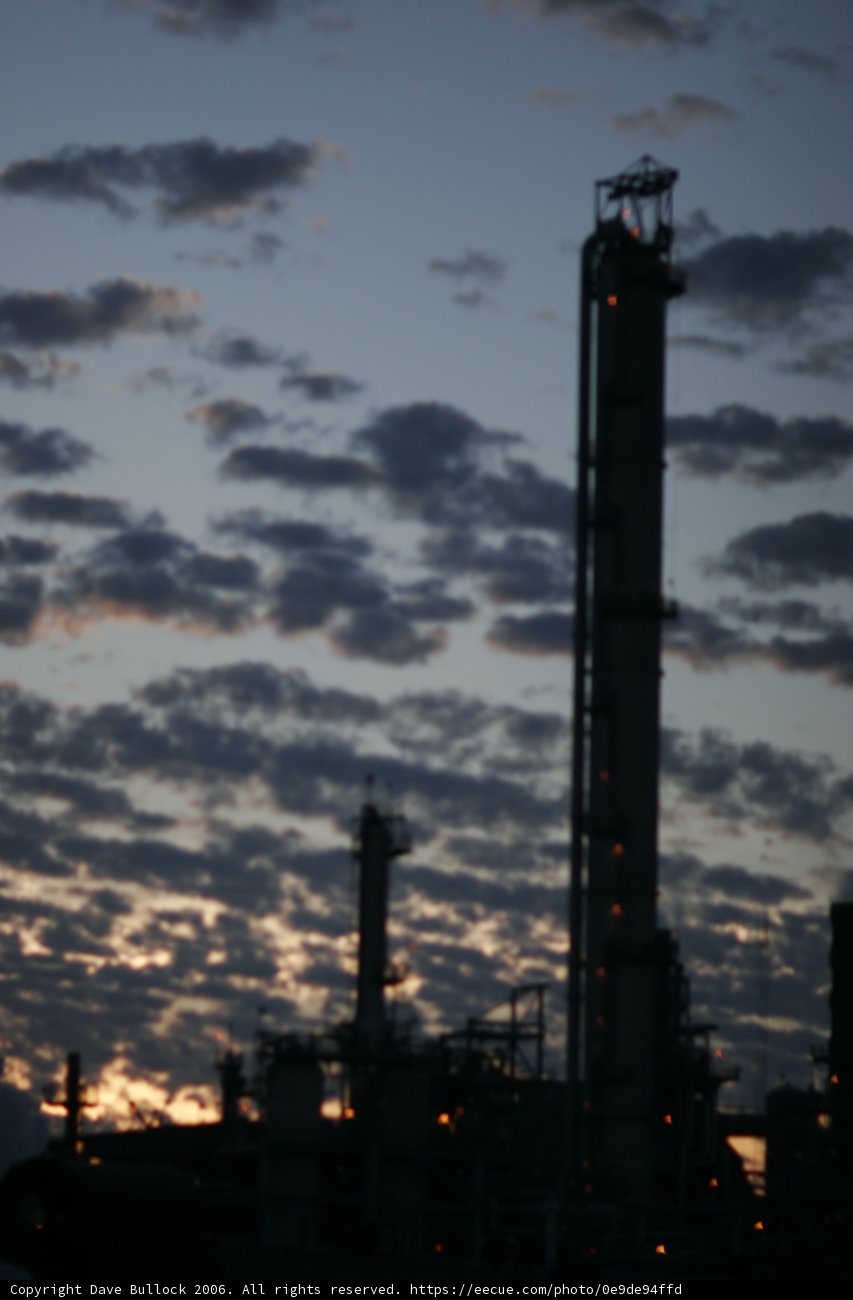Refinery at Sunset