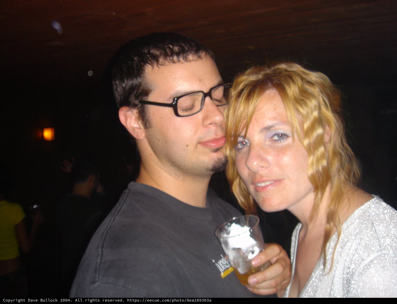 Couple Sharing a Moment at a Late Night Bar
