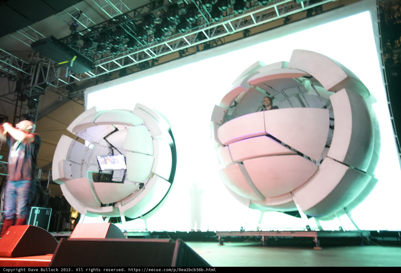 Sphere Projection at Coachella