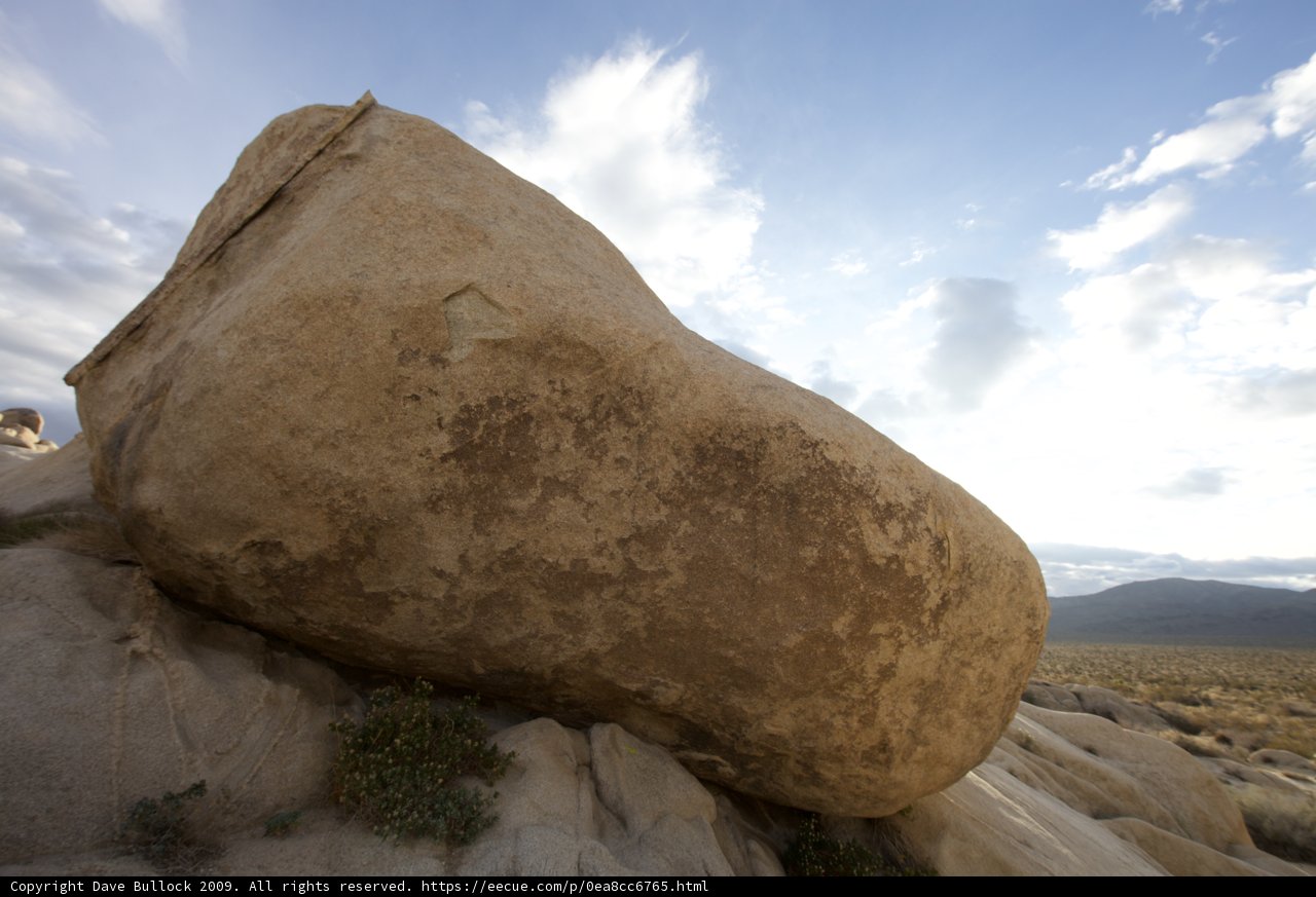 Majestic Rock atop Joshua Tree Hill