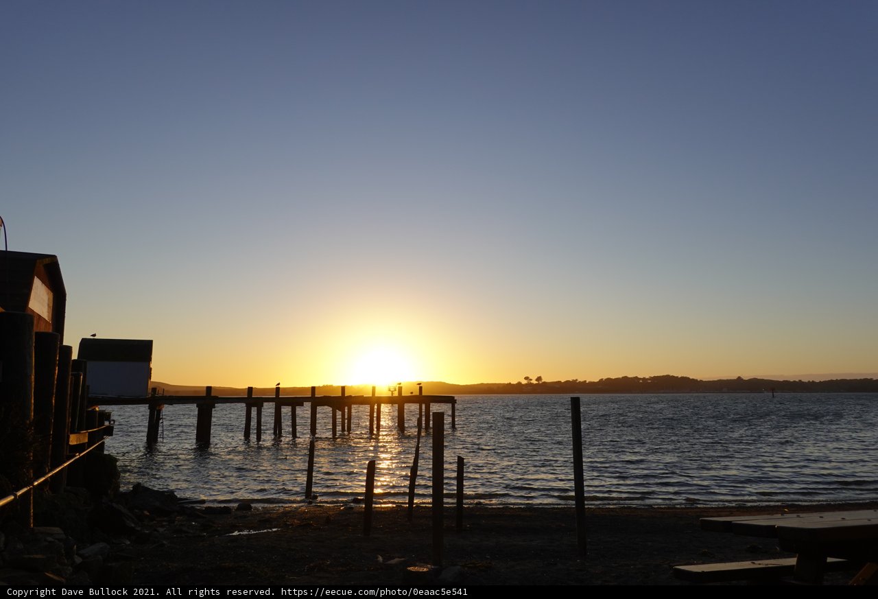 Pier Sunset in San Francisco