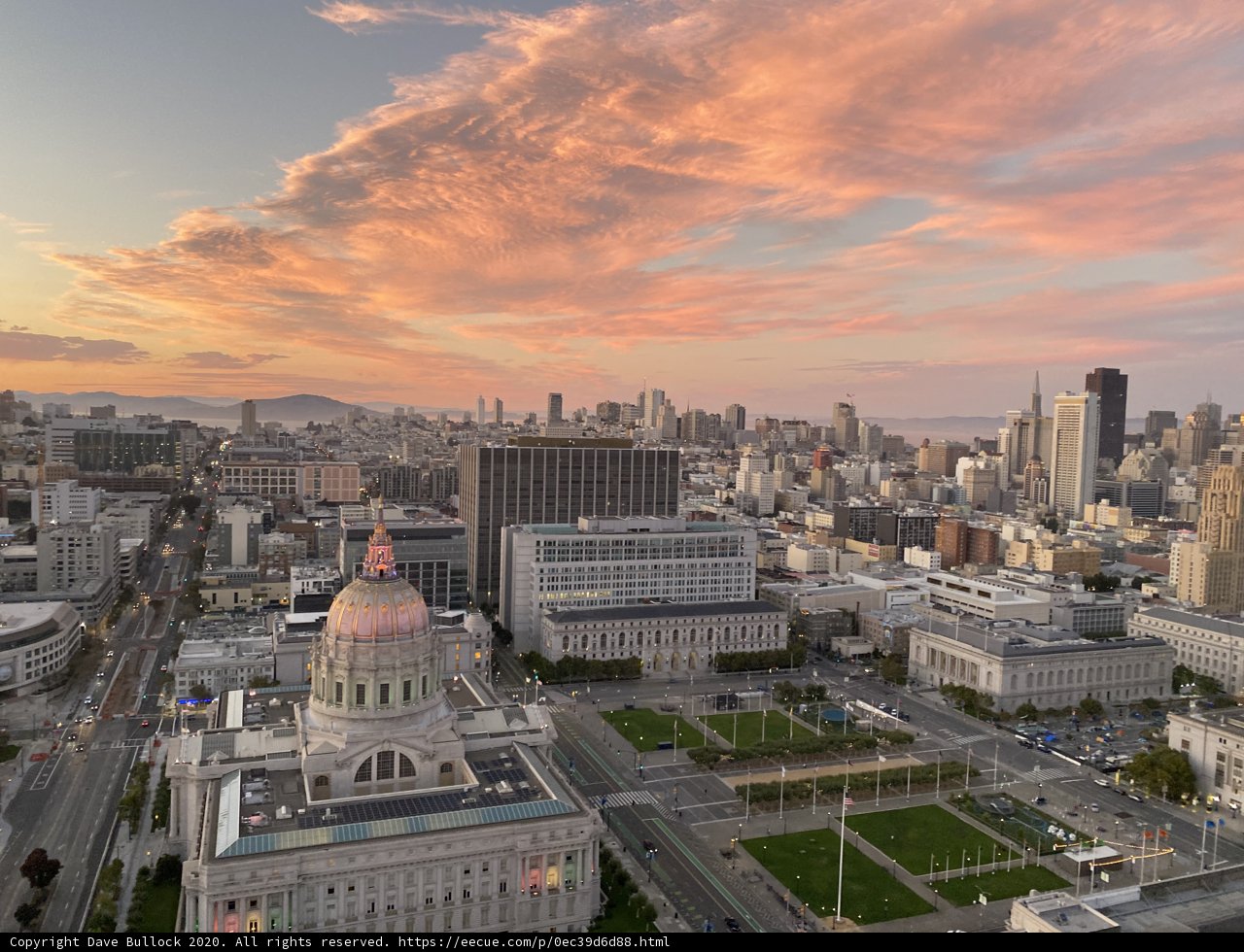 San Francisco Sunset Skyline