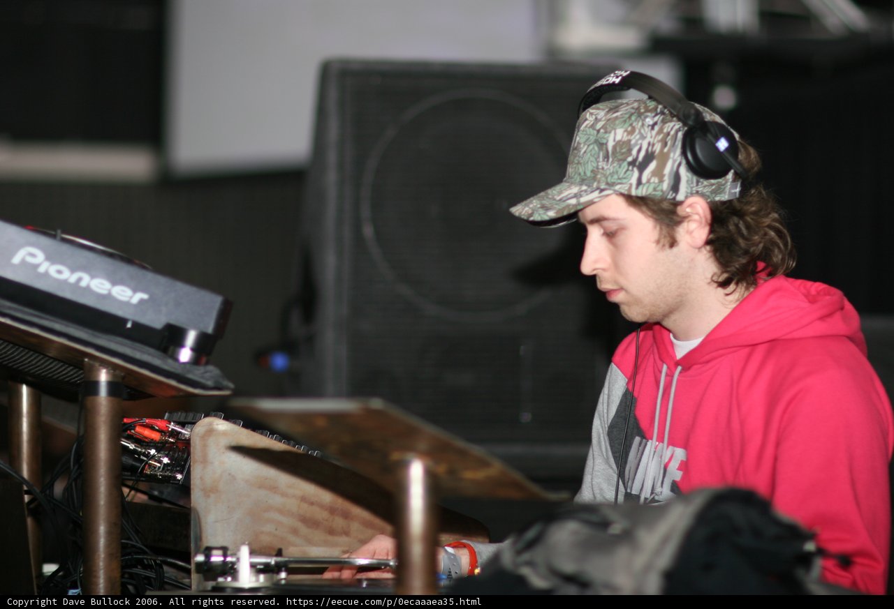 Funky Deejay in a Baseball Cap