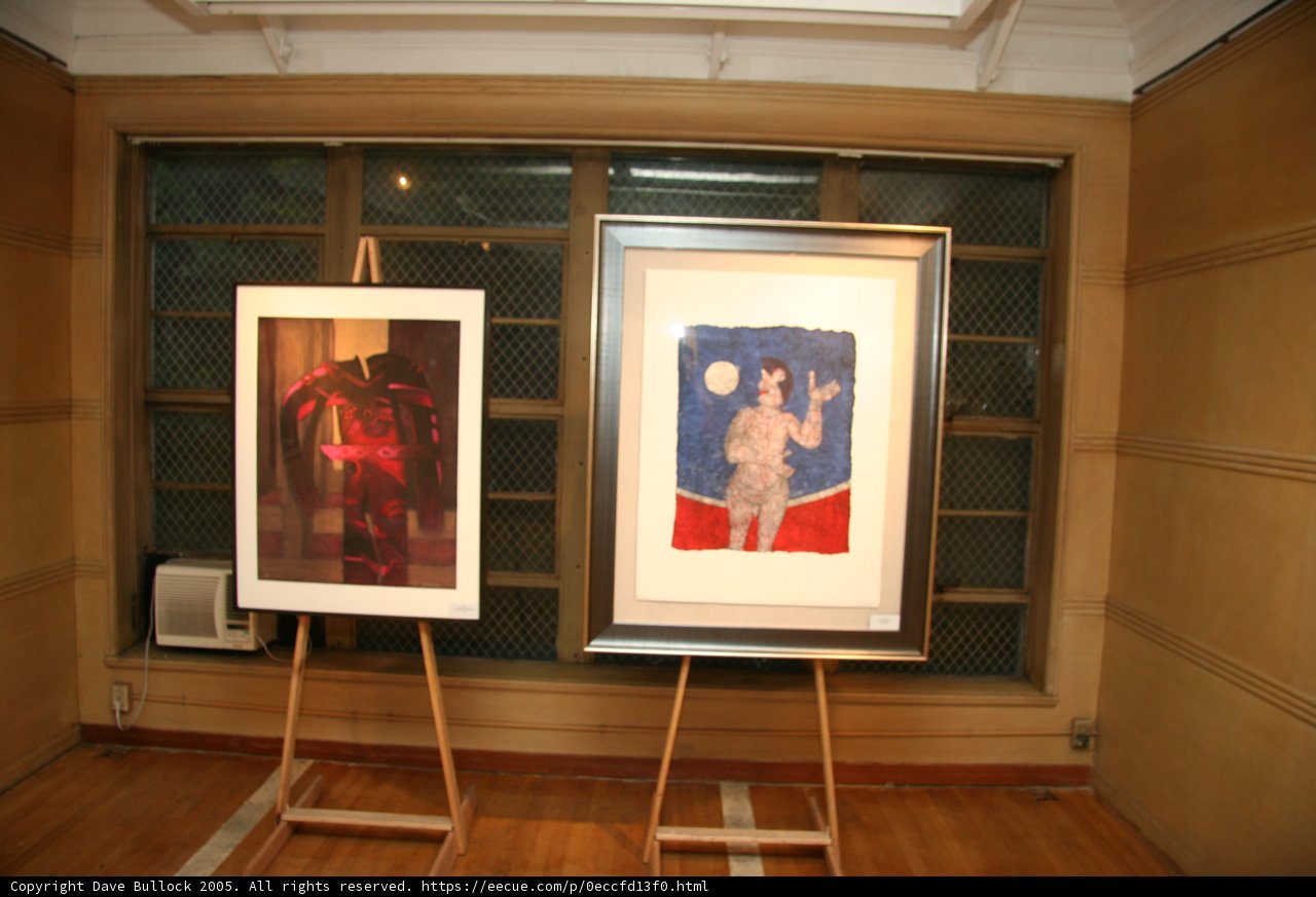 Art on Hardwood Floors