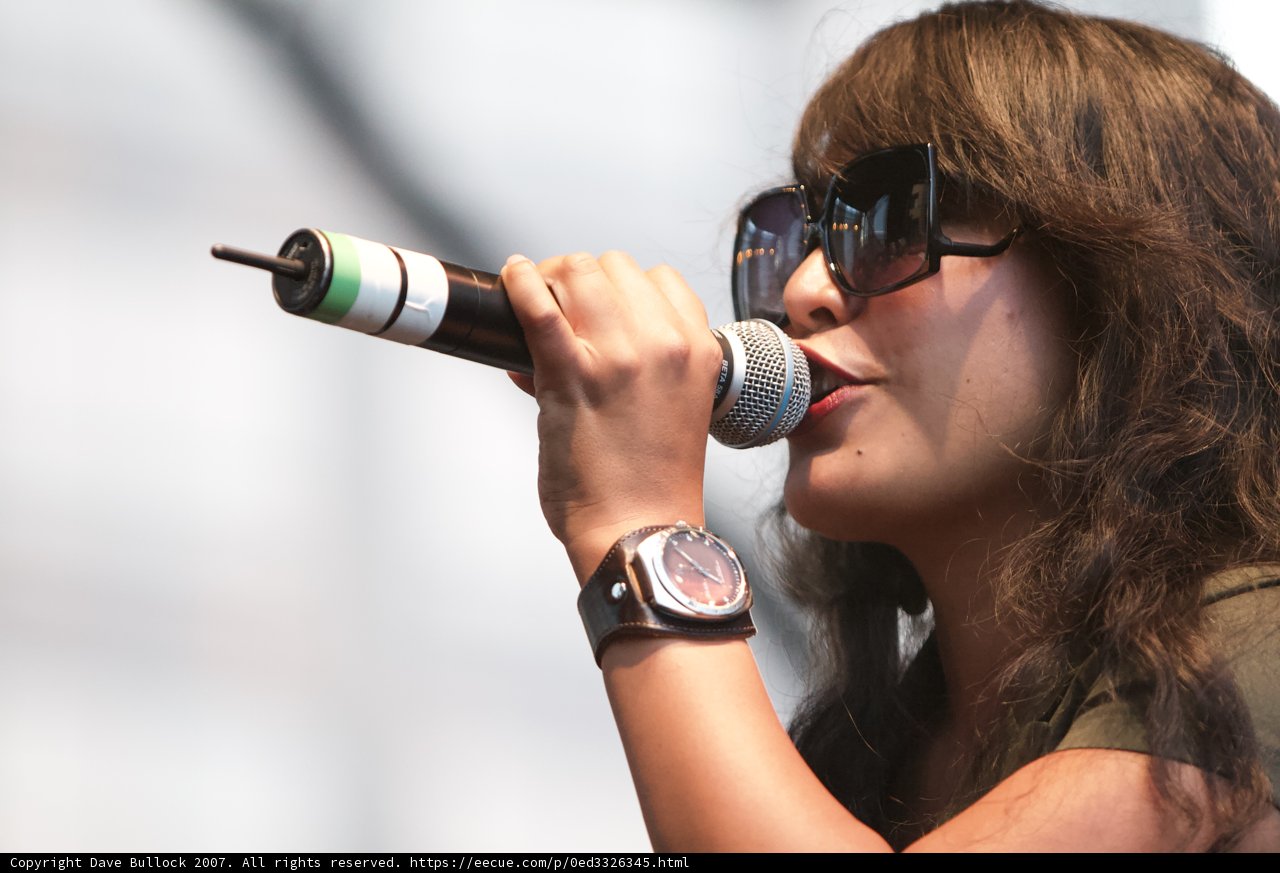Sunglasses on Stage
