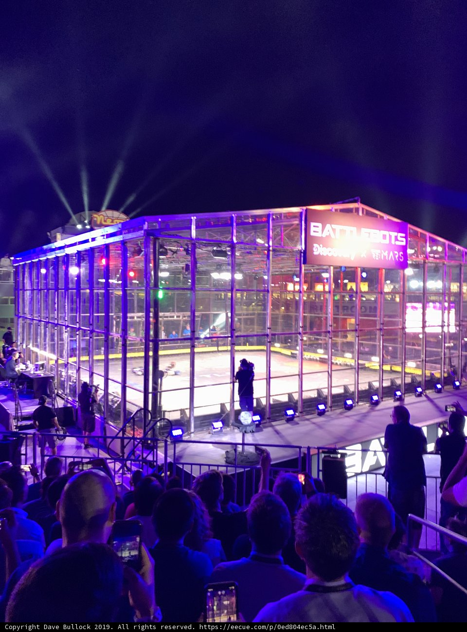Nighttime Hockey Spectacle