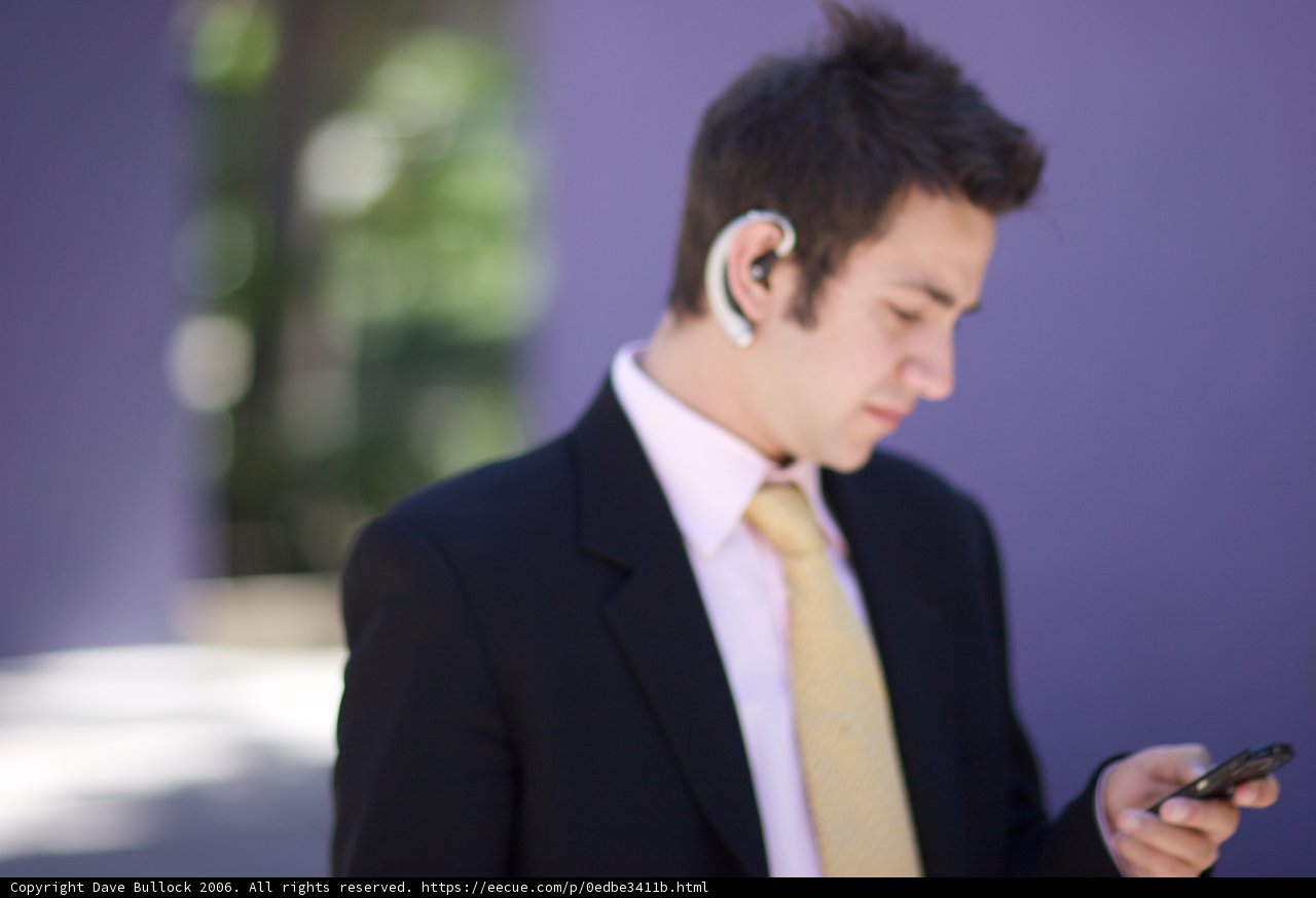Businessman on a Call