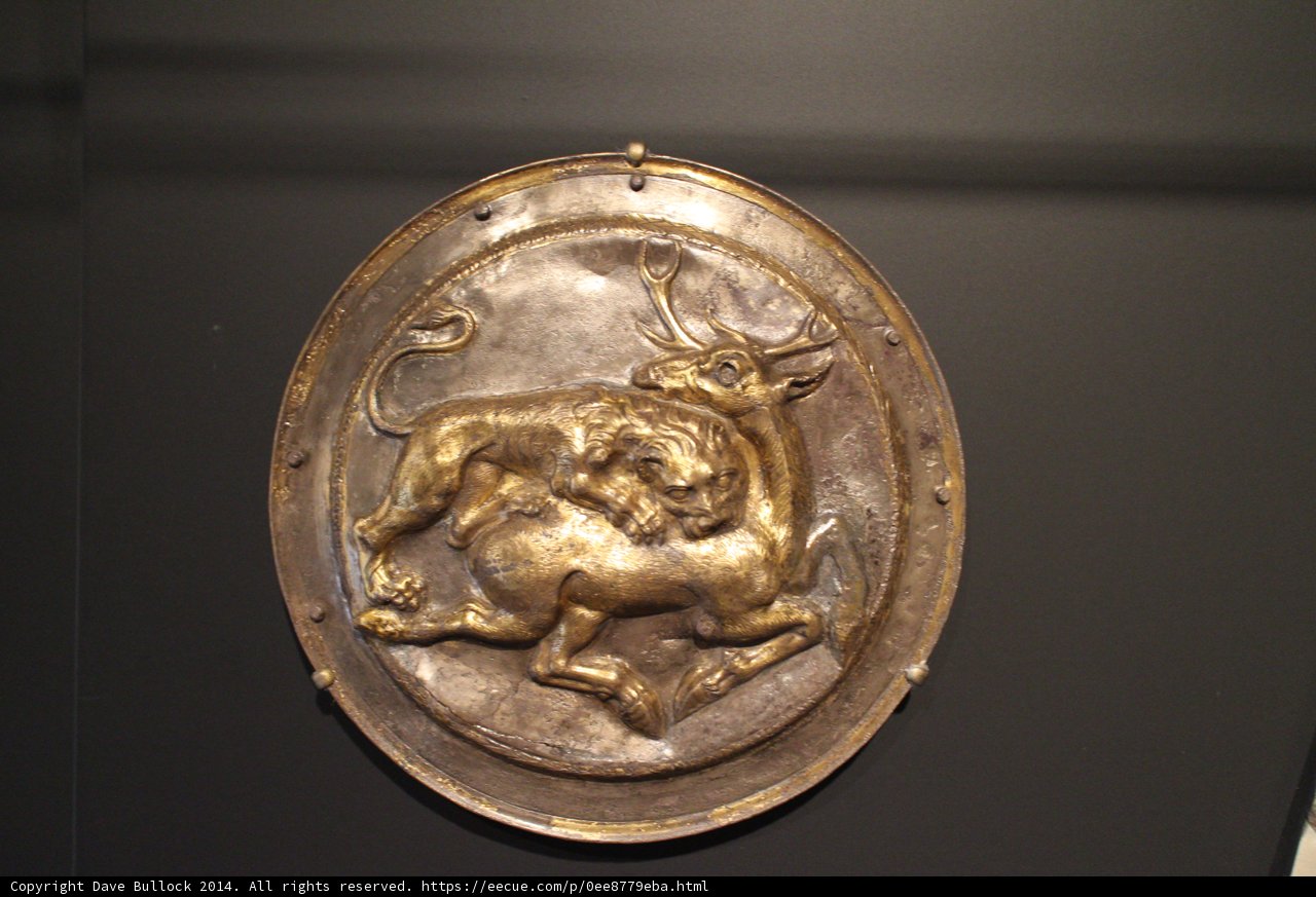 The Art of Bronze: A Lion and a Deer