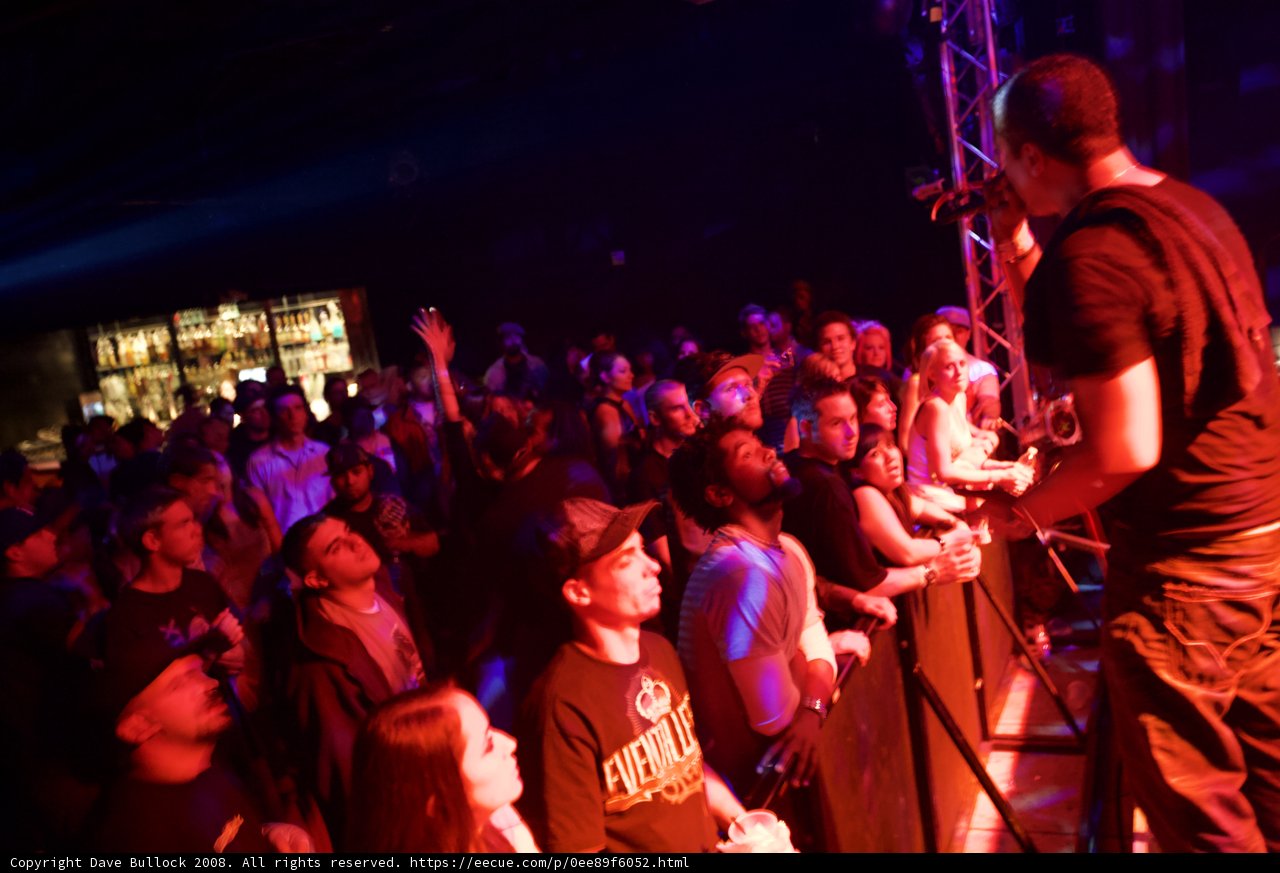 Nightlife excitement at the Adam F concert