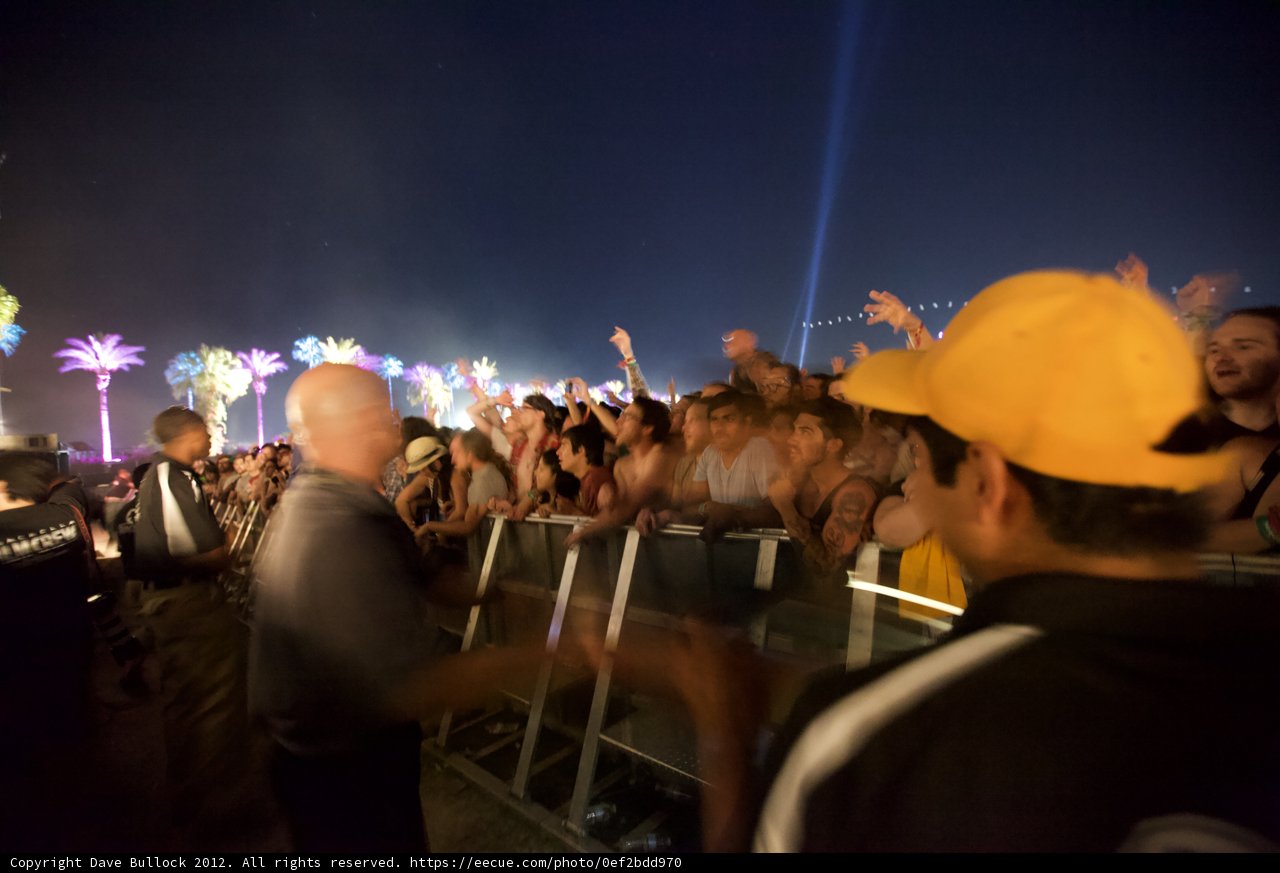 Lone Figure in a Sea of Fans at Coachella