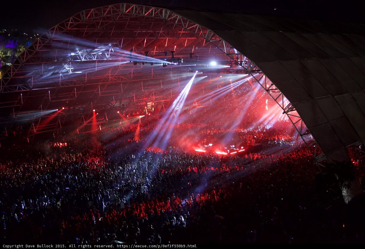 Bright Lights and a Crowd at Coachella