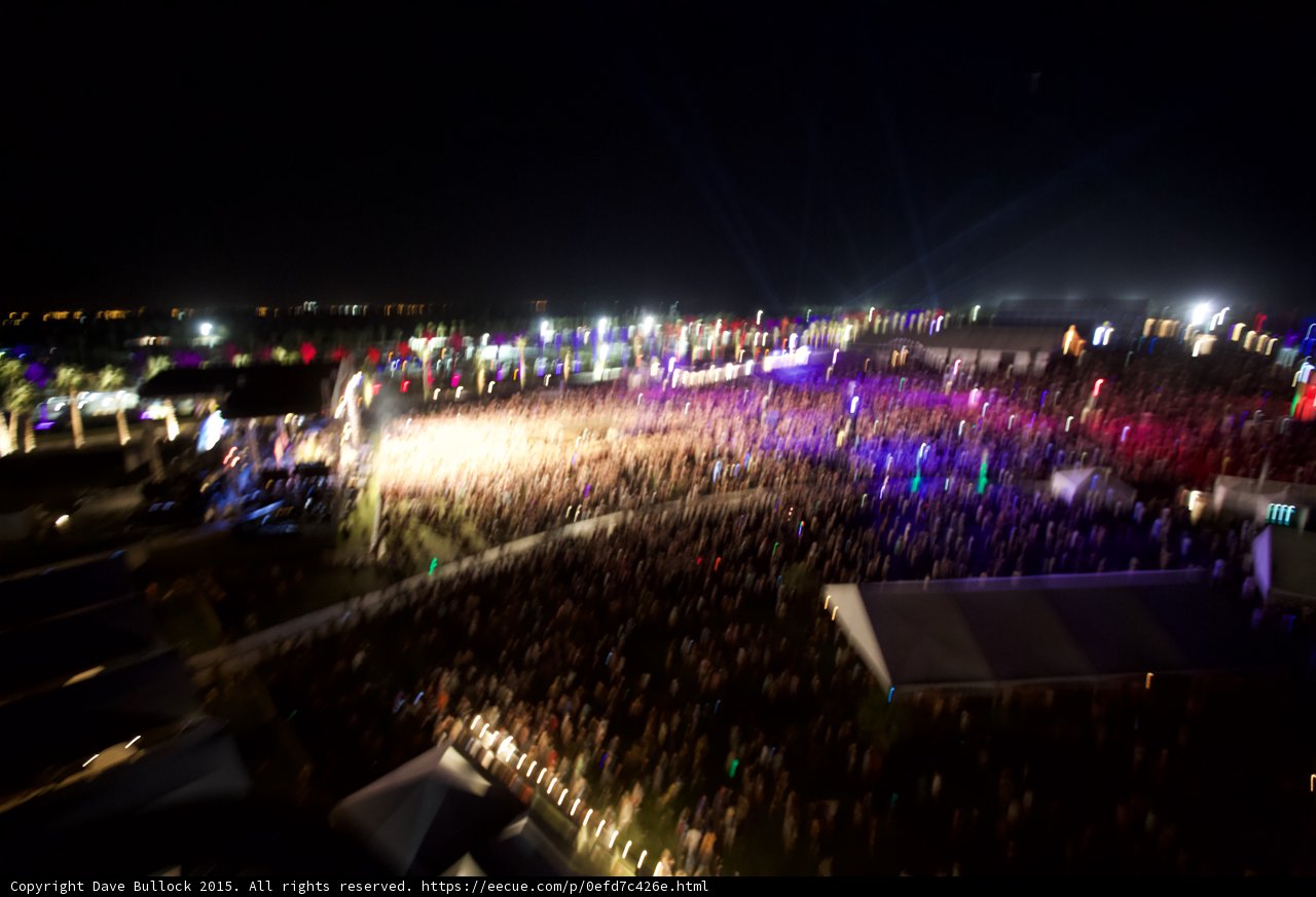 Nighttime Explosion at Coachella