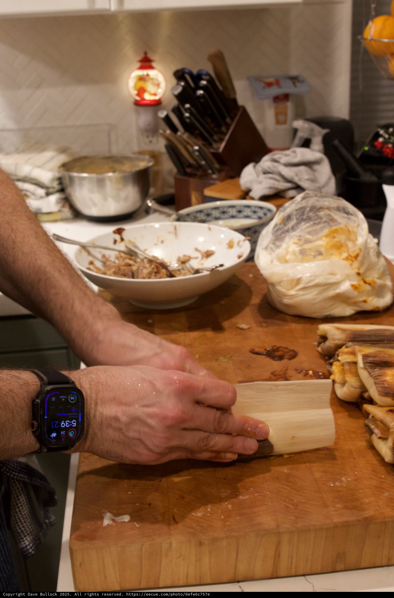 Late Night Christmas Cooking and Kitchen Cleanup