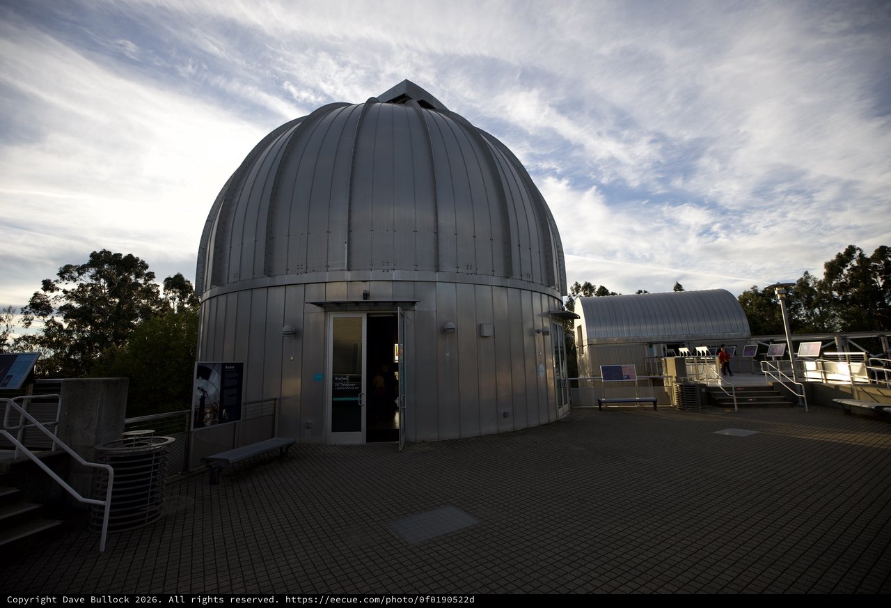 Observatory Dome at Twilight - Chabot Space Center