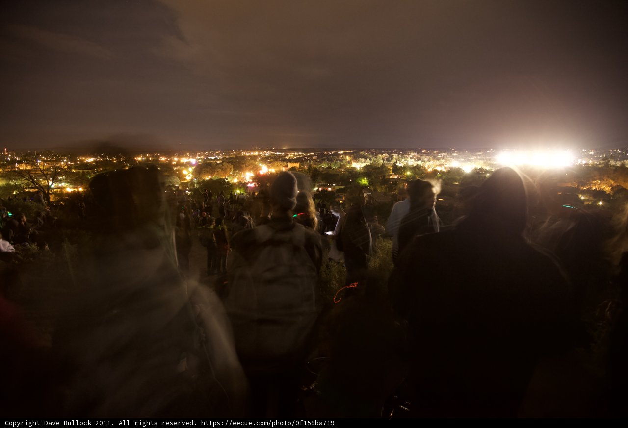 Nighttime Vigil on the Santa Fe Hilltop