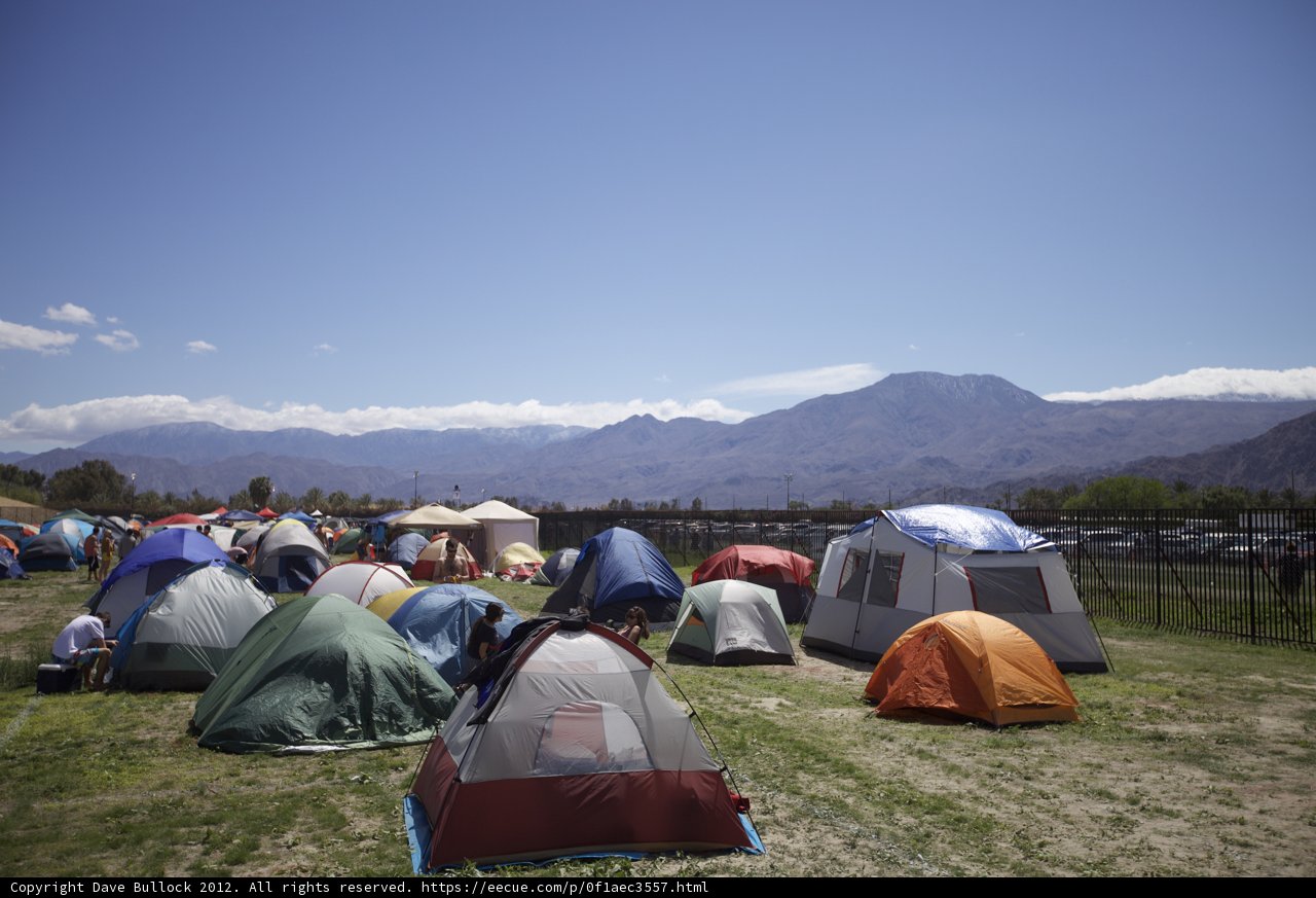 Tents at the Foot of the Mountains