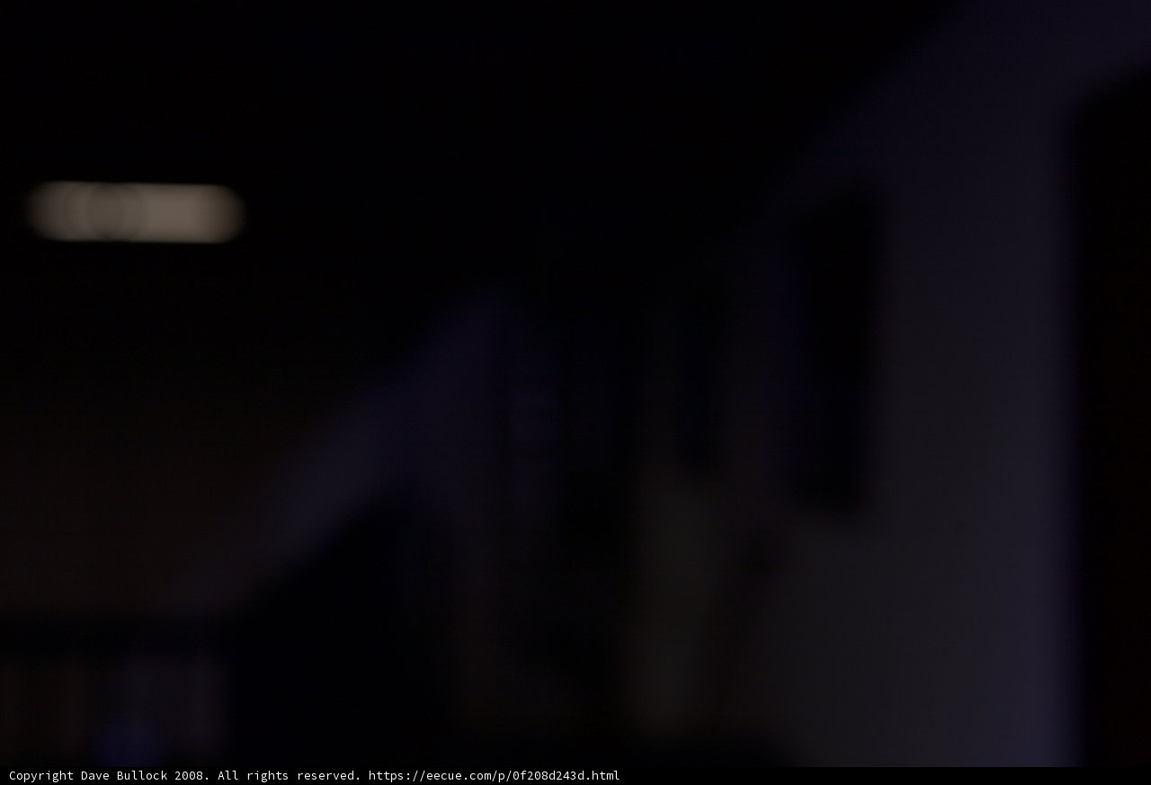 Blurred Silhouette at the Doorway