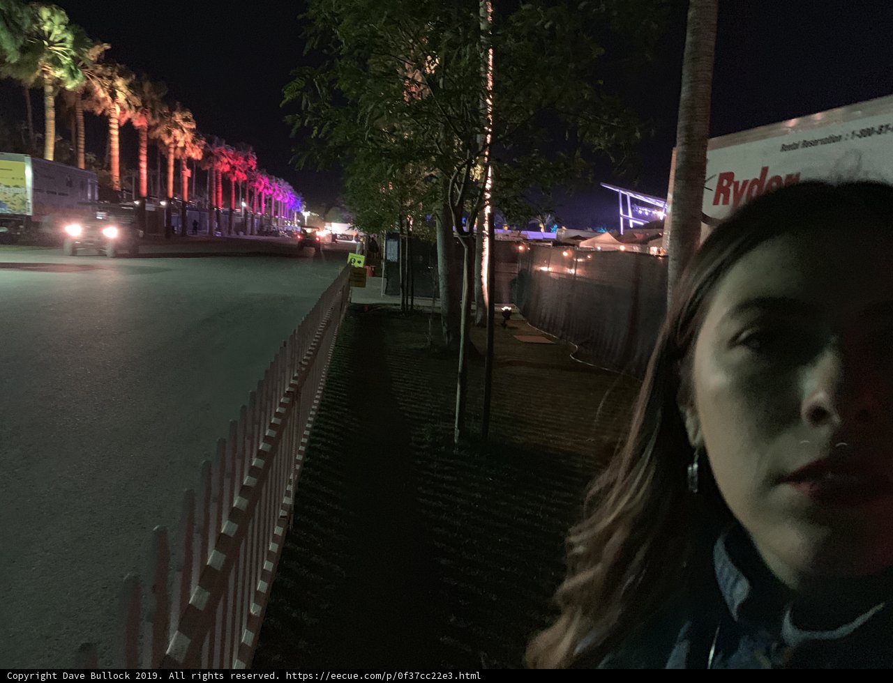 Nighttime Selfie in the City