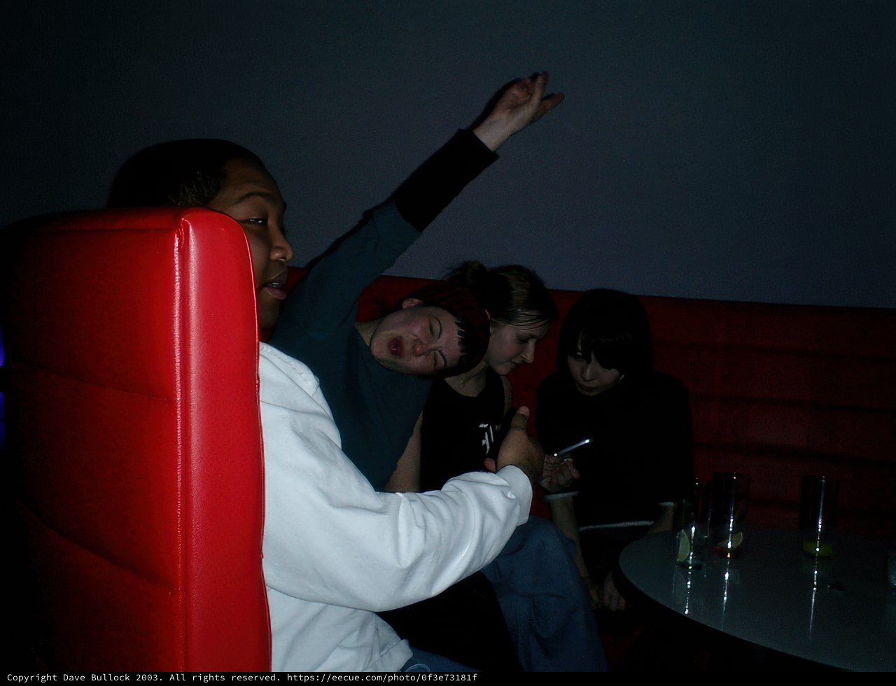 Relaxing at Club Evo