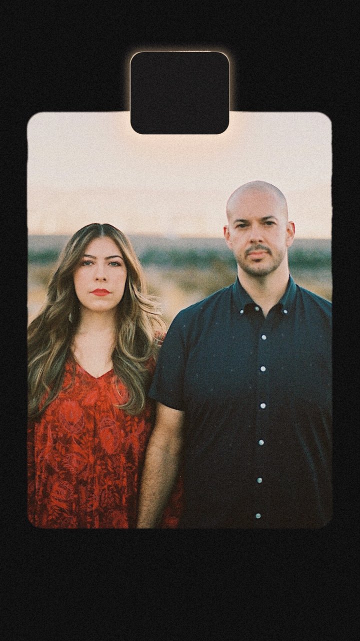 Couple's Outdoor Portrait at Golden Hour