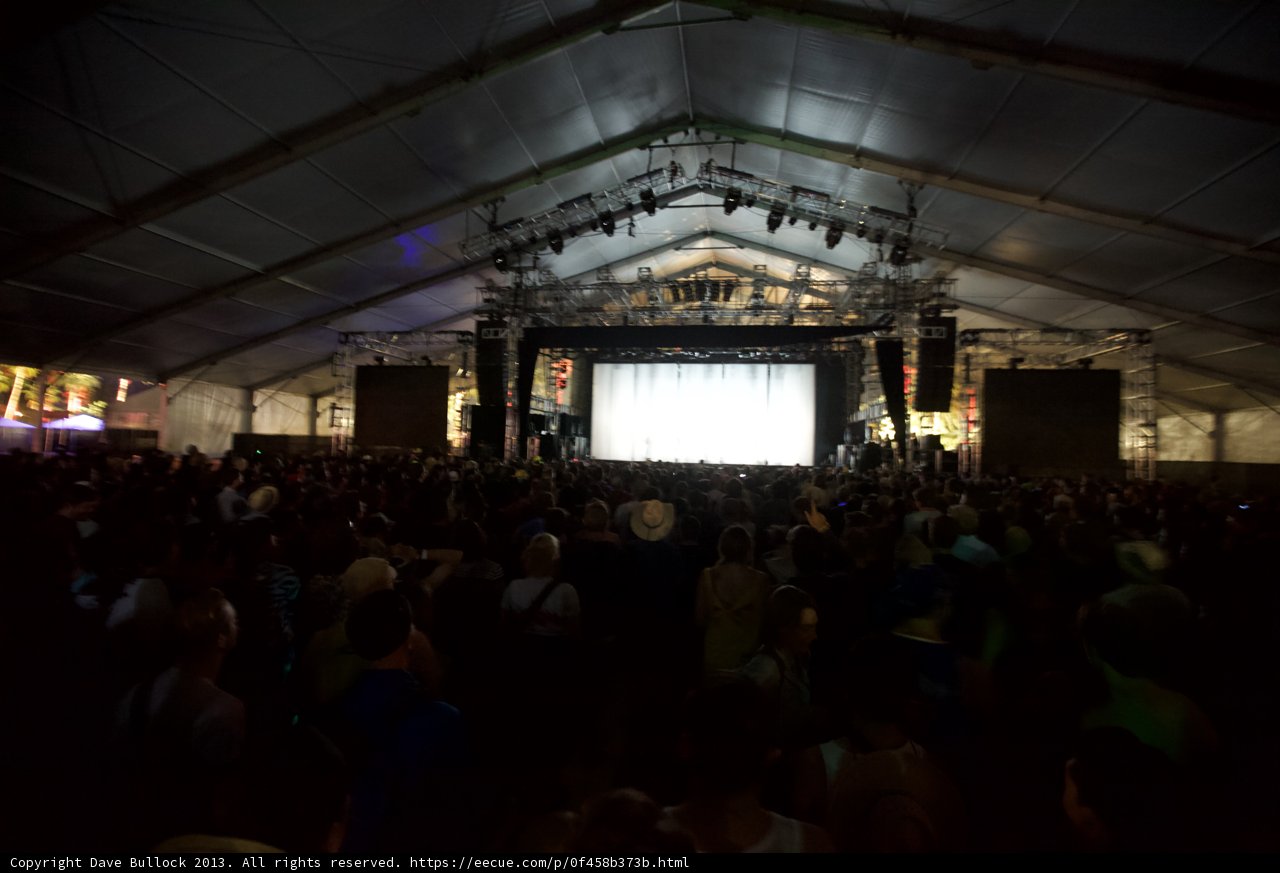 Stage Spectators at Coachella Music Festival