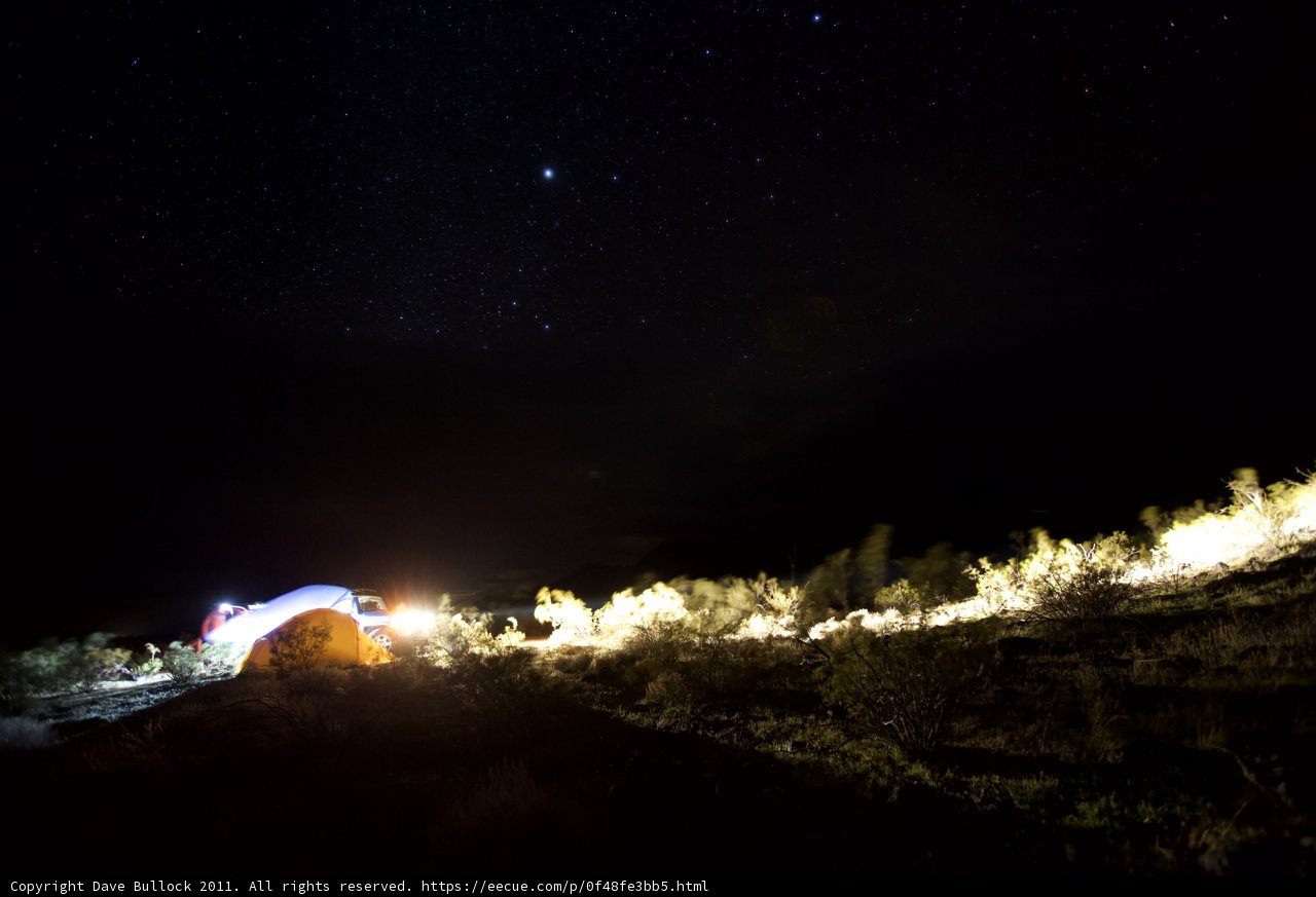 Starry Night in the Mountains