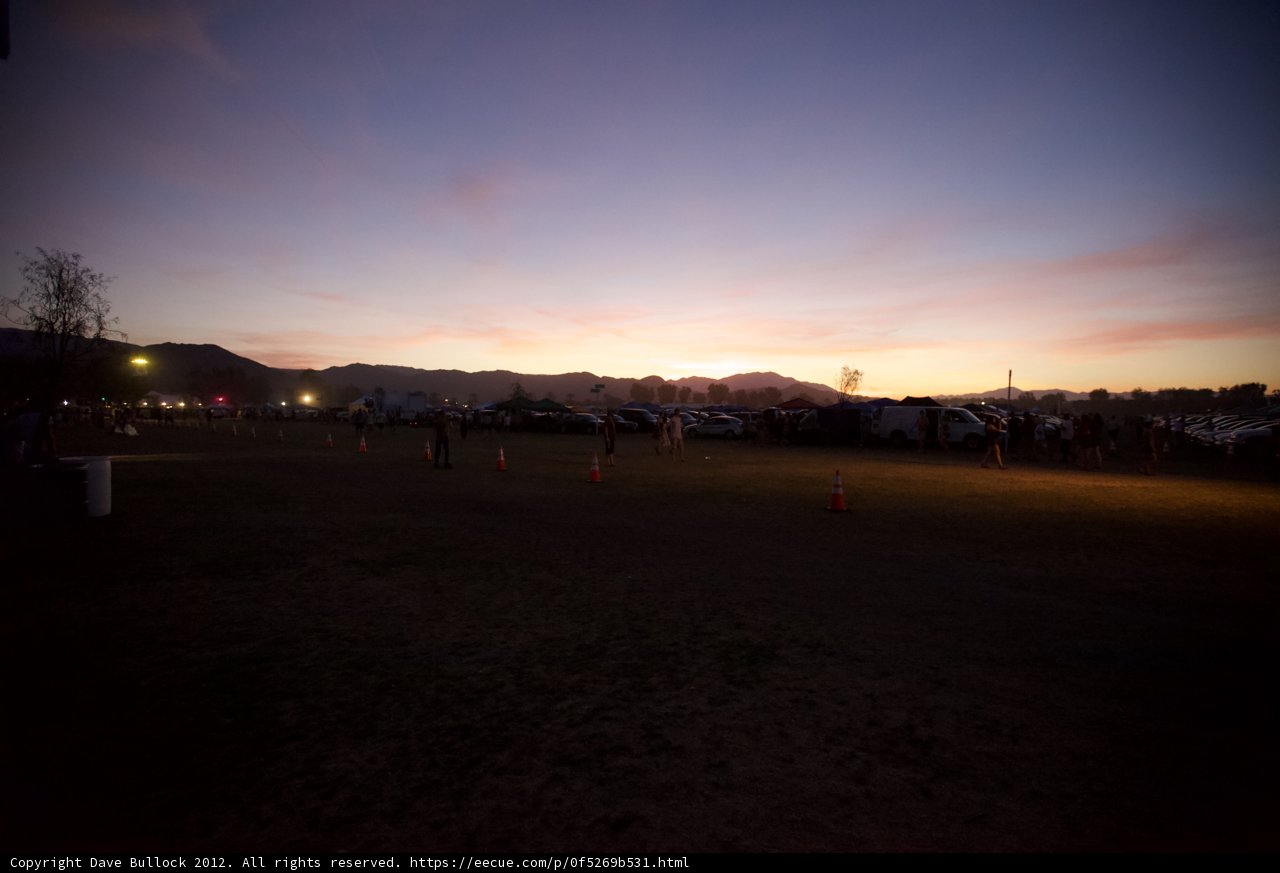 Sunset at Coachella