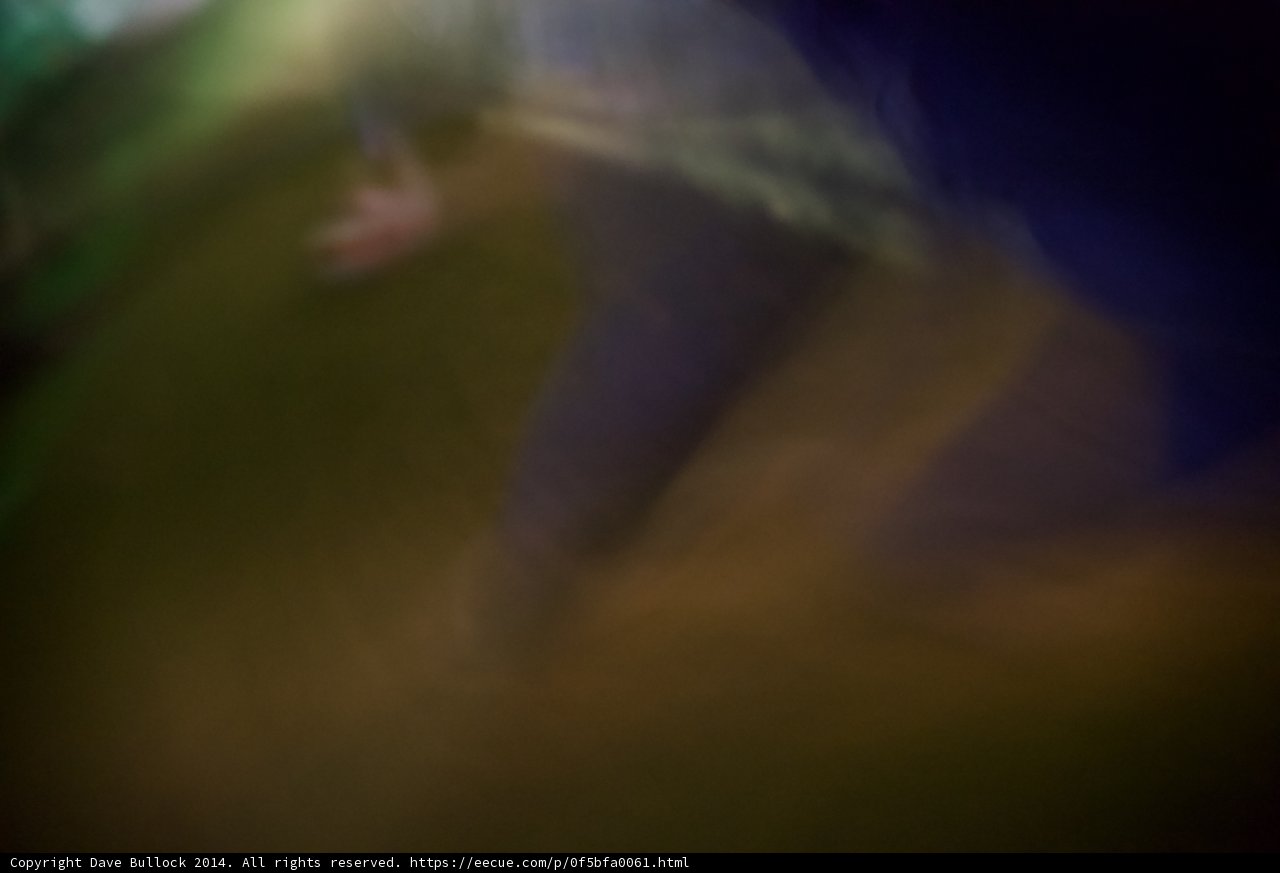 Blurry Night Walker