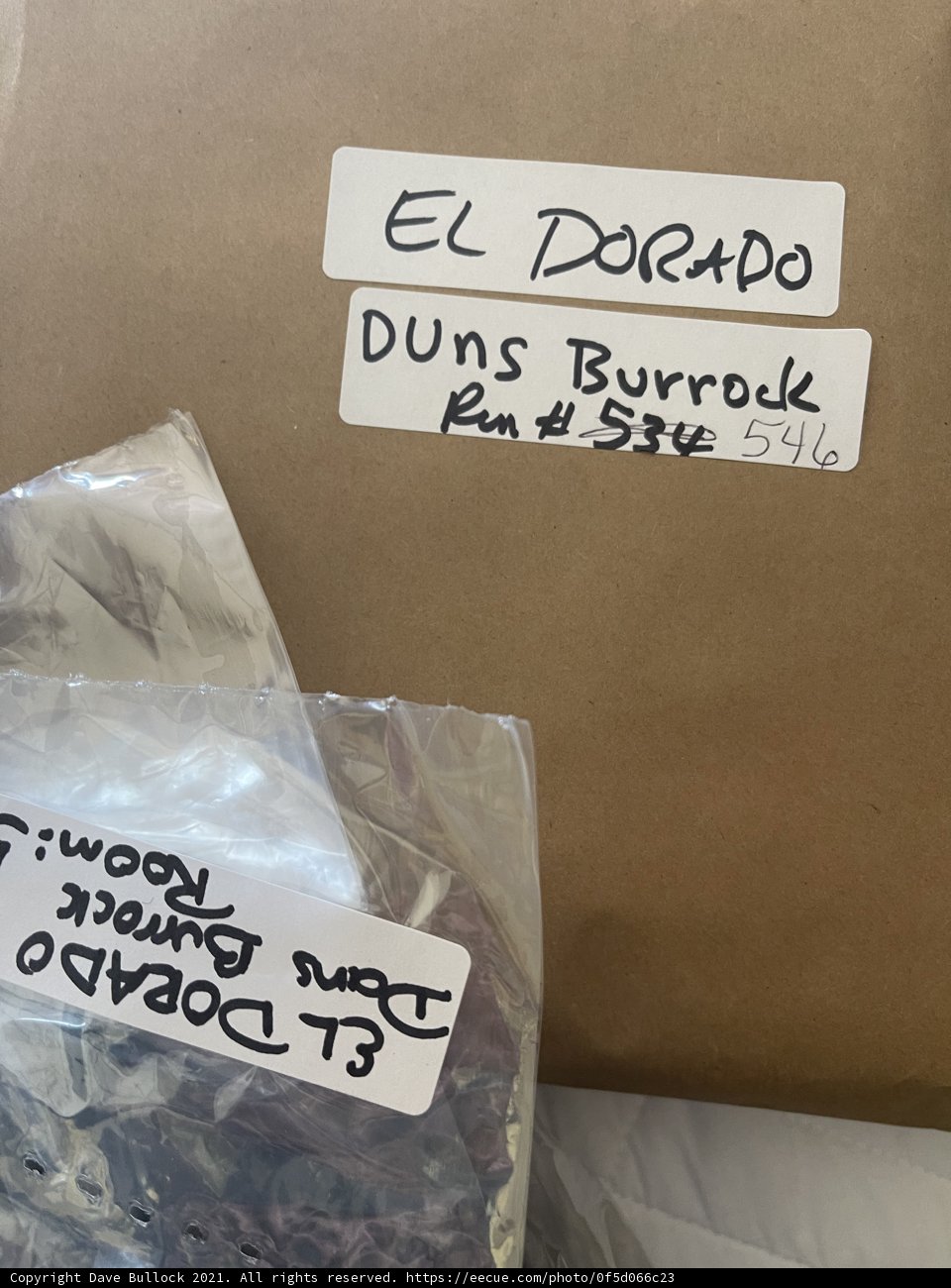 El Dorado Burroknight's Paper Trail